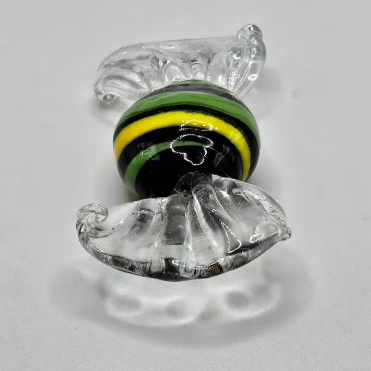 VINTAGE Murano Italy Venetian Glass Medium Size Blown Glass Handmade Art Glass Candy