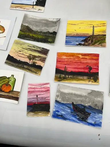 Choice Miniature Watercolors! 