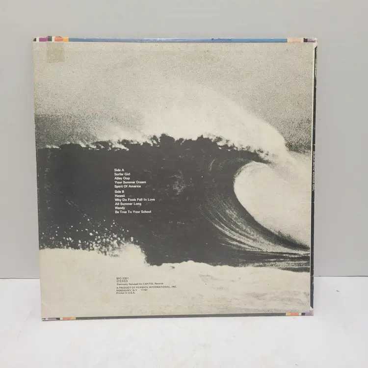 Beach Boys Surfer Girl LP Vinyl Record Rock Untested Sold For Wall Art