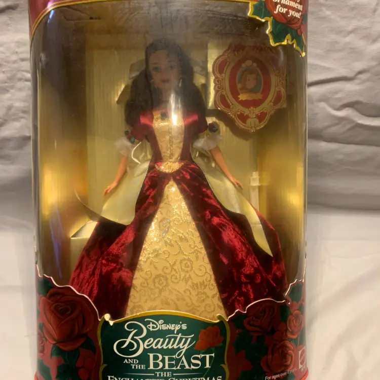 1997 Mattel Disney’s Beauty and the Beast “Holiday Princess Belle” NRFB