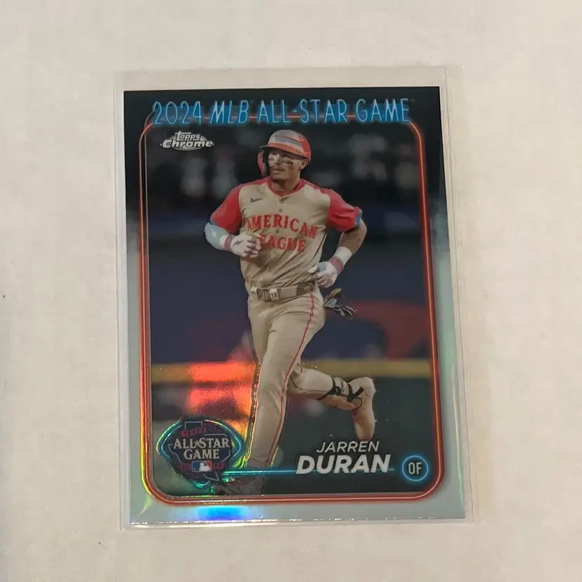 Jarren Duran All Star Game Refractor Boston Red Sox