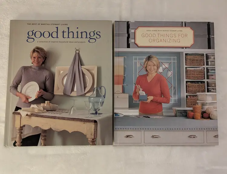 Martha Stewart Lot Of 2 "Good Things" Books 1997 & 2001