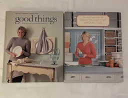 Martha Stewart Lot Of 2 "Good Things" Books 1997 & 2001