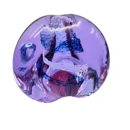 03 Caithness Neodymium Paperweight “Pebble” - 3”