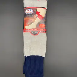 Artic Knit 2 Pairs of Mens Gray Thermal Socks - Shoe Size 7-12 - Sock Size 10-15