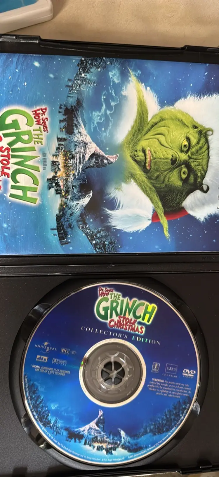 Grinch Who Stole Christmas dVD