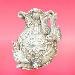 Mid-Century Bird Vase Wall Pocket