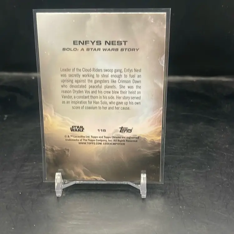 2025 Topps Chrome Star Wars Enfys Nest Ray Wave Refractor