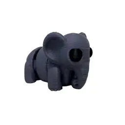 3D Printed Mini Elephant Fidget 2 X 1 3/4