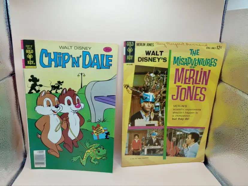 Walt Disney Gold Key Comics - Set Of 2 - Chip 'n' Dale and The Misadventures ...