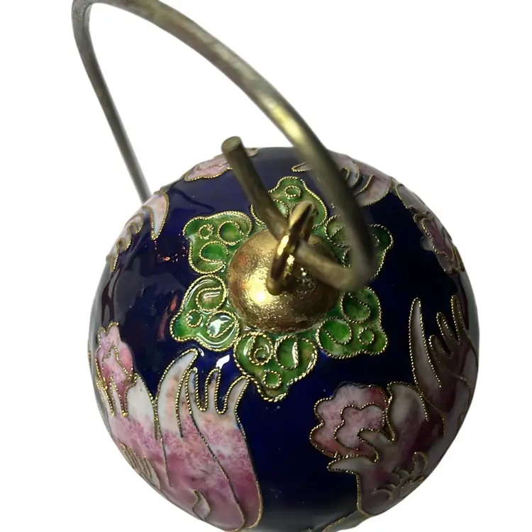 Vintage Cloisonné Christmas Ornament *(does Not Including Hanger) New York & Co