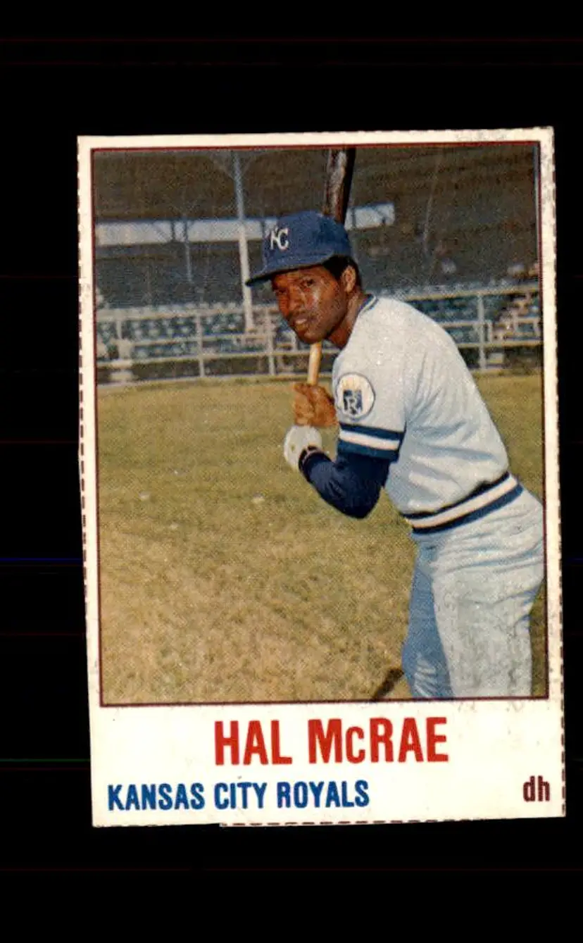1978 Hostess #6 Hal McRae - (pk4) - Kansas City Royals