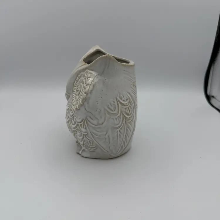 Ceramic Owl Planter or Utensil Holder