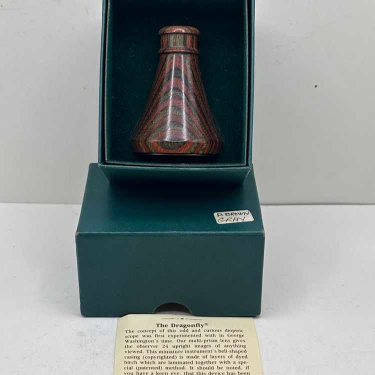 Van Court Instruments Dragonfly Diotric Scope Vintage Multi-Prism Lens 24 Upright Images -Dark Brown