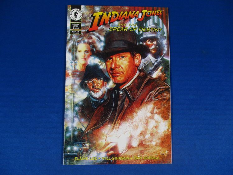 Indiana Jones and the Spear of Destiny #1 2 Dark Horse Comics 1995 NM