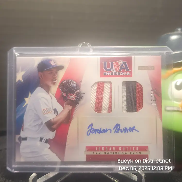 2013 Team USA Dual Patch Auto - Jordan Butler University of Florida