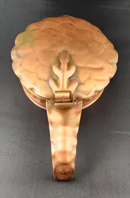 VTG Gregorian Copper Oak Leaf Handled Solid Copper Silent Butler