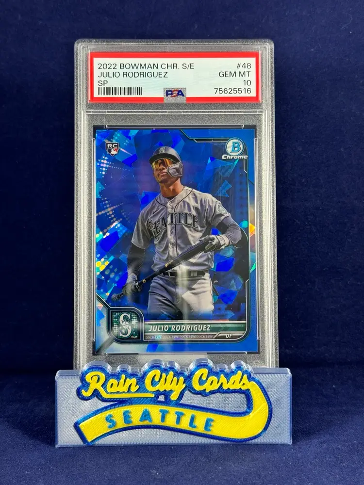 2022 Bowman Chrome Sapphire Edition Julio Rodriguez Rookie SP PSA 10
