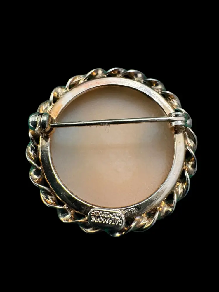 62. Catamore 1/20 12K Gold Filled Cameo Brooch