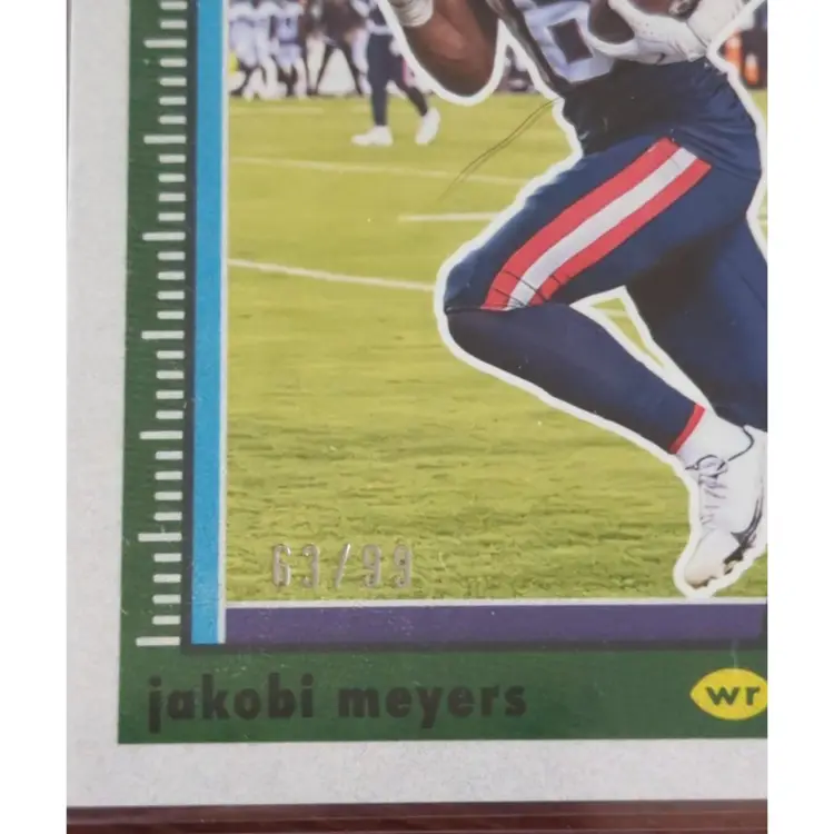 2022 Panini Classics Jakobi Meyers Red Back Parallel /99 New England Patriots