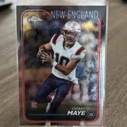 Drake Maye 2024 Topps Chrome RC