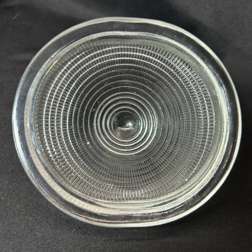 Vintage Insert Refractor Bowl For Holophane 20" wide BEEHIVE Industrial Light MCM