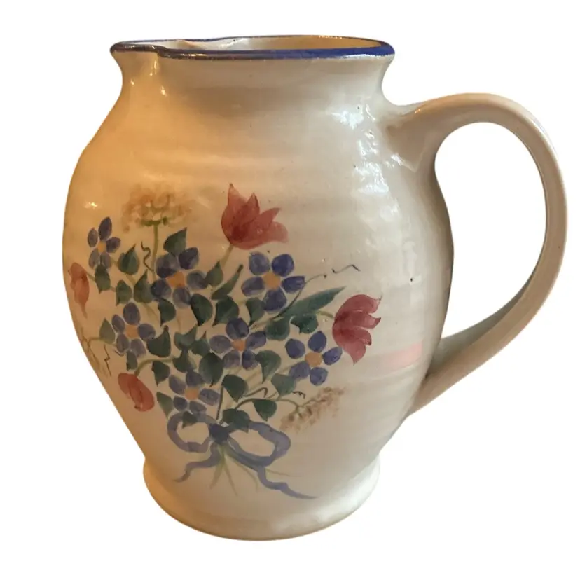 Nice Pottery Pitcher Made By Cagle Rd Pottery