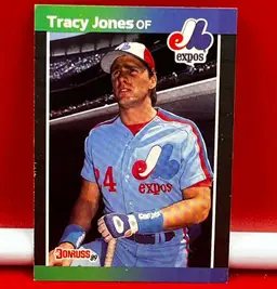 1989 Donruss Collector Baseball Trading Card Expos Tracy Jones #574