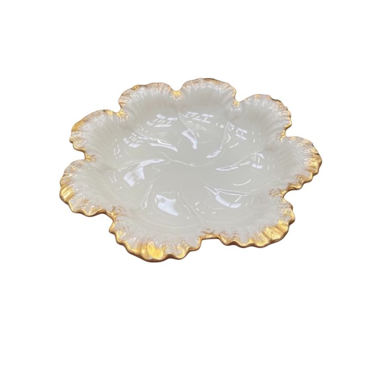 VINTAGE OYSTER SERVING PLATE By LENOX USA 1953-1988