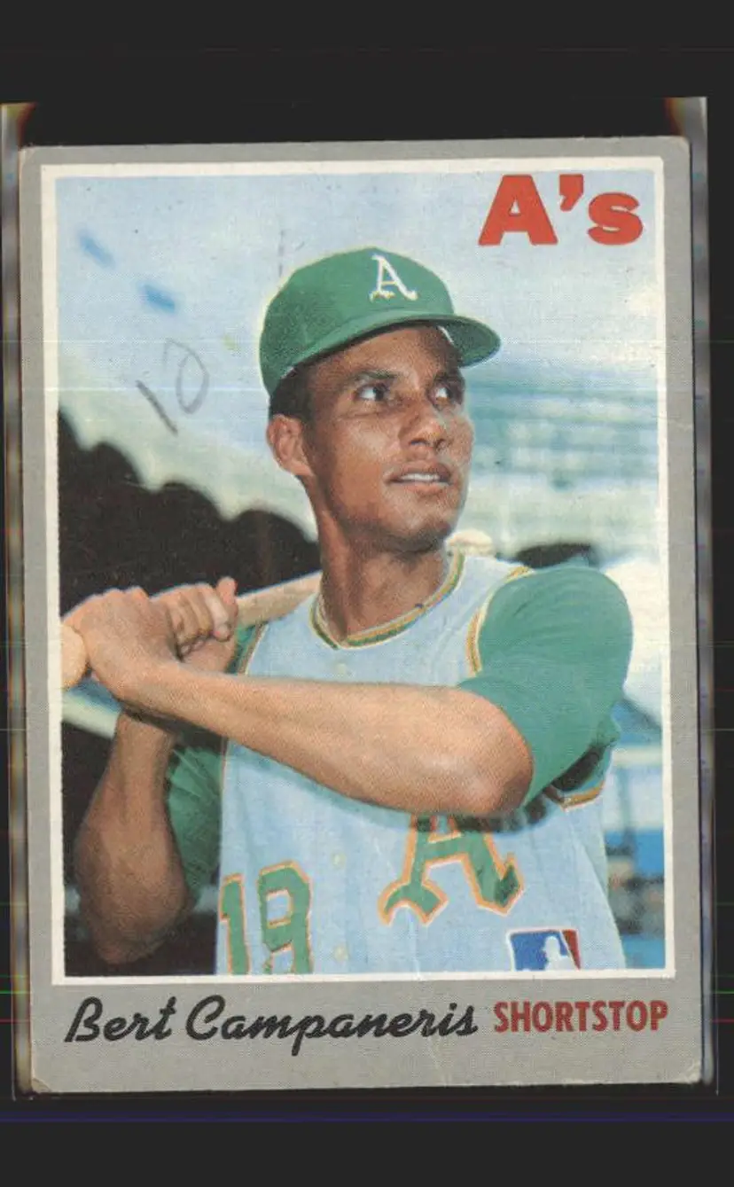 Bert Campaneris 1970 Topps #205 - () - Oakland Athletics