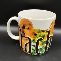 Americaware 3D Dachshund Coffee Mug
