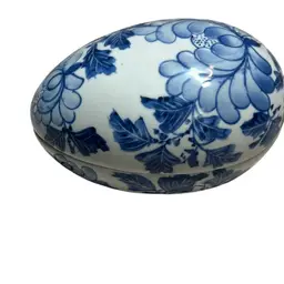 Maitland Smith Porcelain Egg Trinket