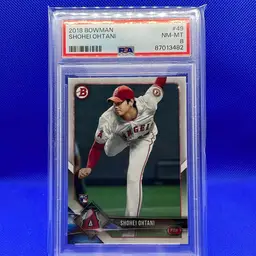 2018 Bowman Shohei Ohtani RC PSA 8 Los Angeles Dodgers