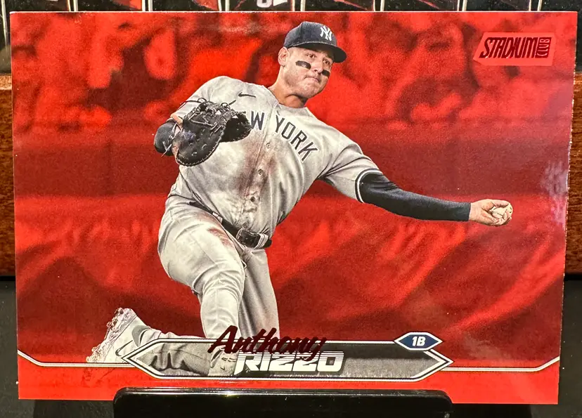 Anthony Rizzo Red Foil parallel 2024 Stadium Club 116 New York Yankees