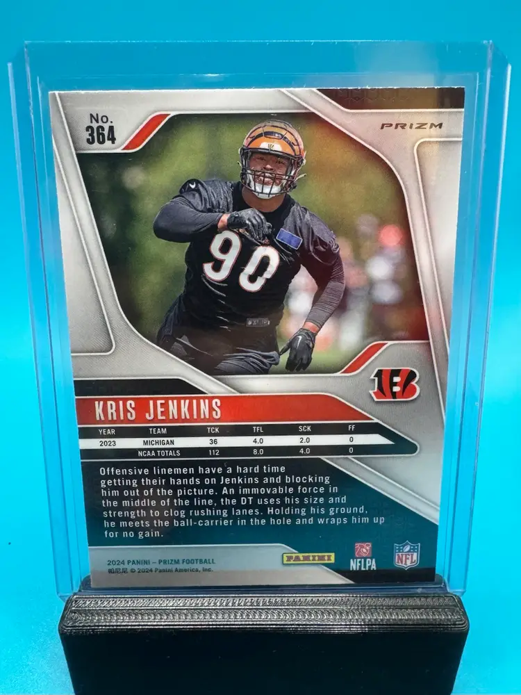 Kris Jenkins Prizm Disco RC Cincinnati Bengals