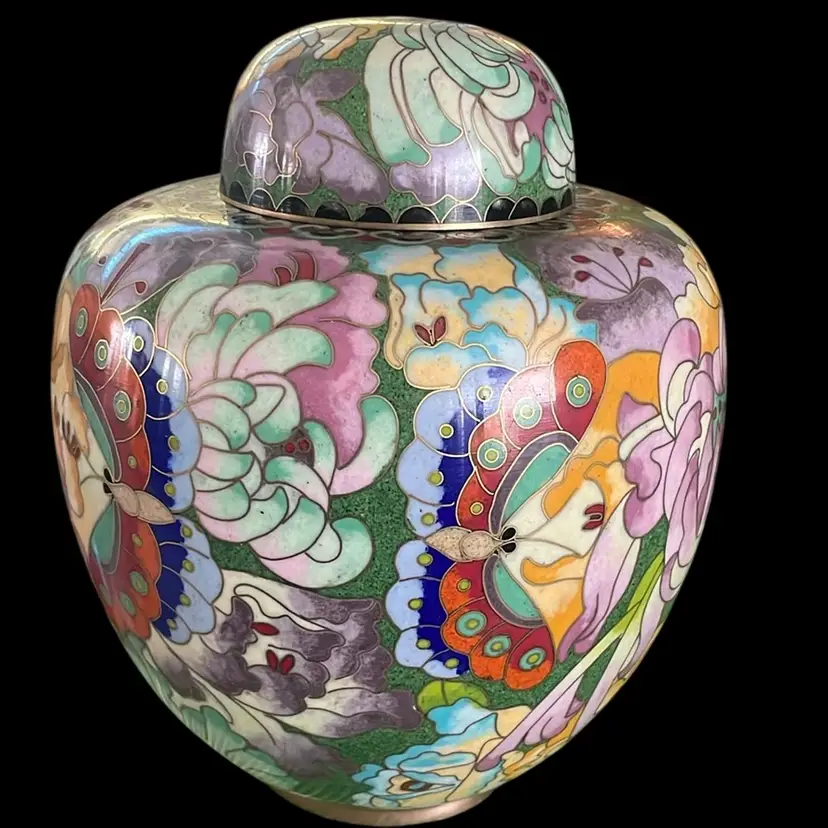 #01 Oh My Fabulous Cloisonné Ginger Jar
