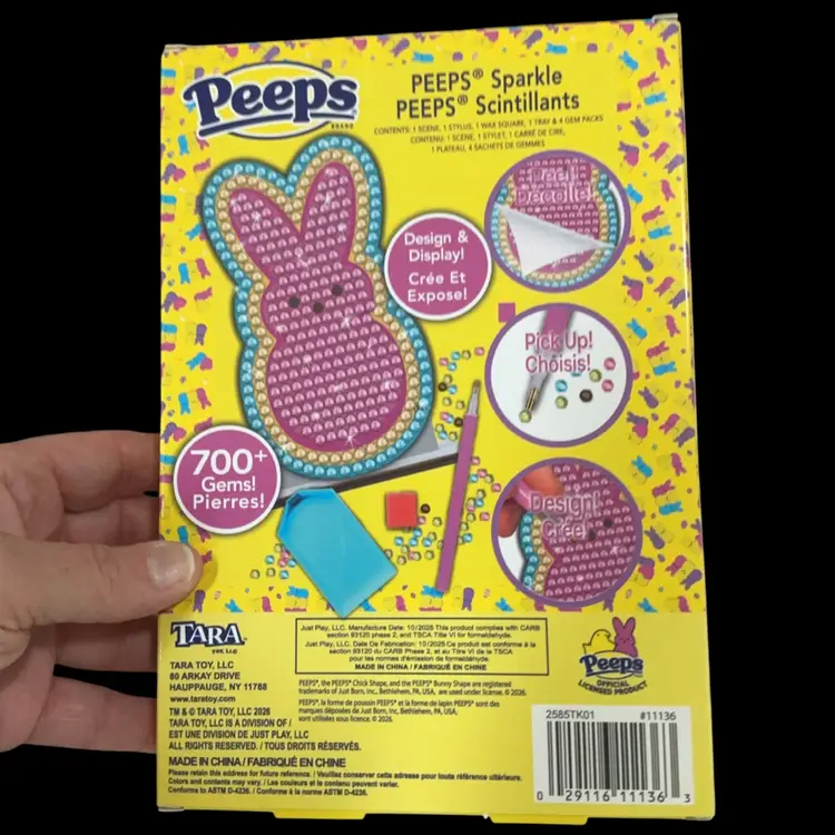 Peep Diamond Art Set. Not For Children Under 3 Years !! Brand New !!