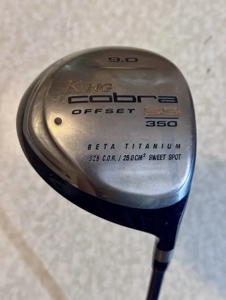 King Cobra Offset SS 350 Driver 9.0° 60g Stiff Flex Graphite Shaft RH Golf Club