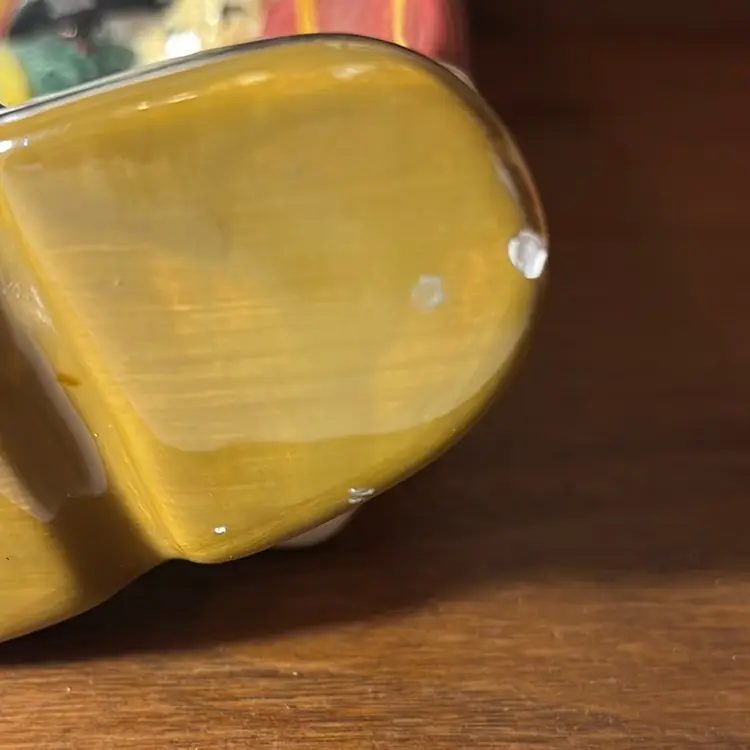 028. Vintage Debbie Mumm Santas Spirit 10" Nibbler serving nut Bowl  Sakura