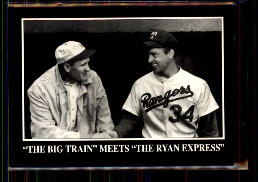 Nolan Ryan/Walter Johnson 1993 Megacards The Sporting News Conlon Collection #93 - nan - (147-373)