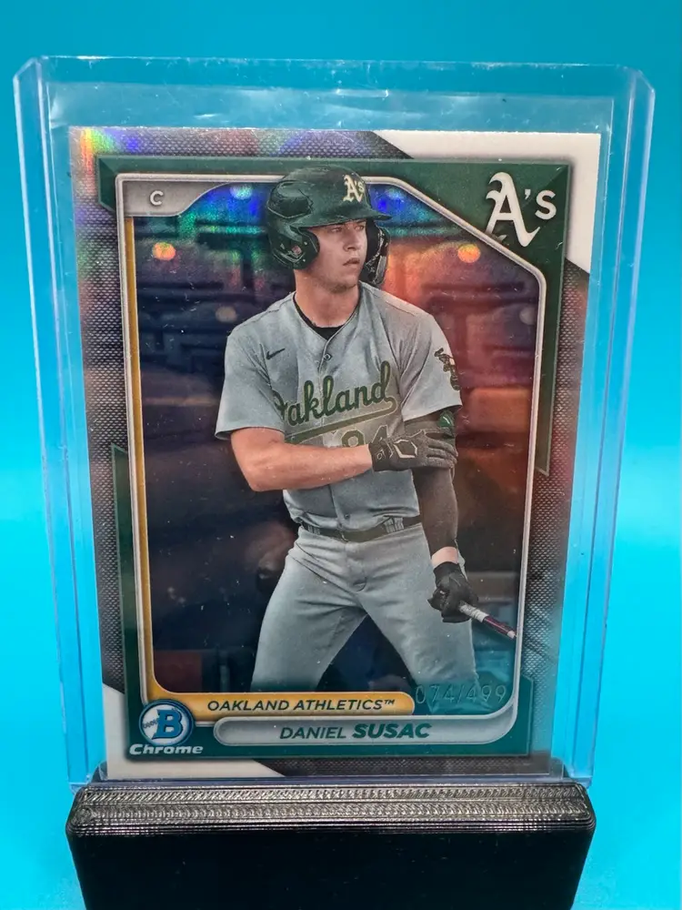 Daniel Susac Bowman Chrome Refractor /499 Sacramento Athletics