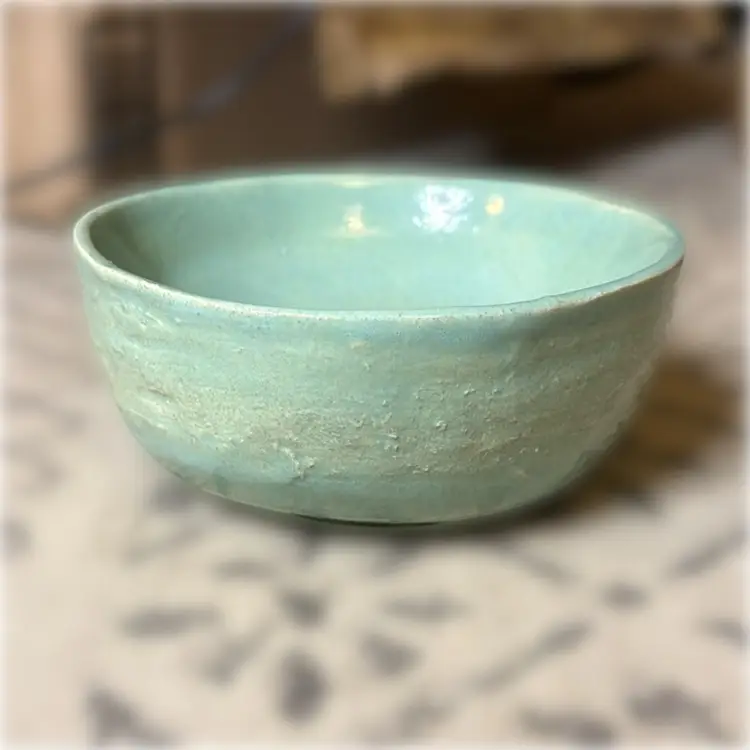 Hobbyist Pottery Robin Egg Blue Bowl