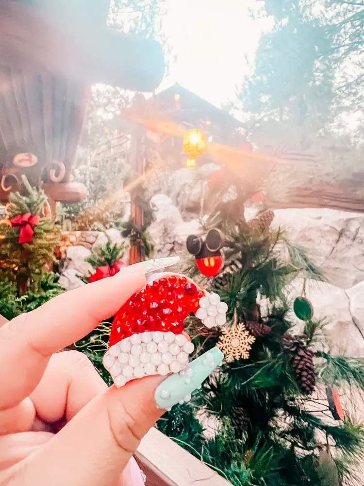 Santa Hat Straw Topper