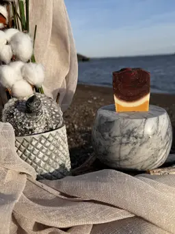 Pocket Serenity- Mini Lavender Travel Soap – BliN Handmade Luxe Bar | Compact Artisan Soap for Travel, Gifting, or Everyday Calm