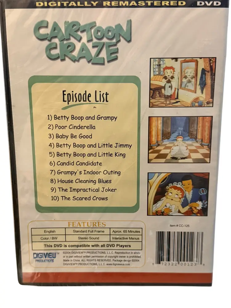 Betty Boop and Grampy Cartoon Craze Dig Remastered
