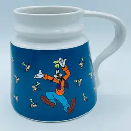 #01 GAWRSH! Disney Store Oversized GOOFY Soup Coffee Stew Mug Large Capacity RARE