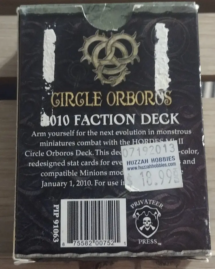 HORDES 2010 Faction Deck