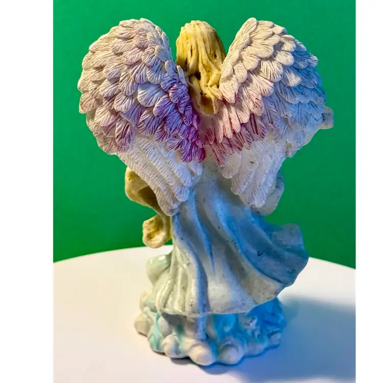 Seraphim Classics Pastel Angel Holding A Dove Figurine