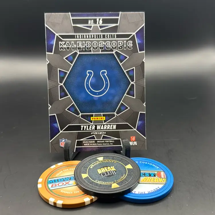 Tyler Warren Rc SSP Kaleidoscopic 2025 Mosaic Indianapolis Colts