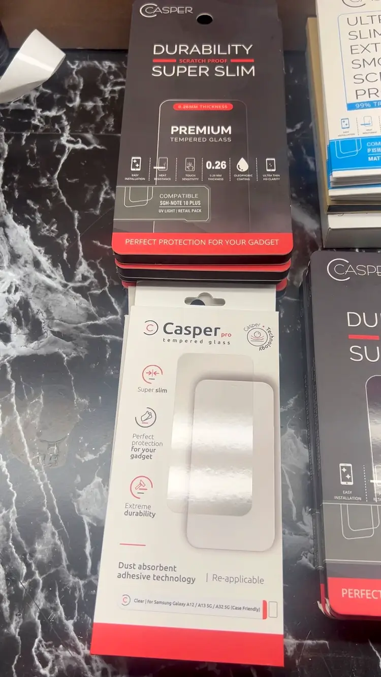 Glass Screen Protector’s For An Assortment Of Phones Samsung And iPhone 36 Packages